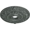 Ekena Millwork Rose Ceiling Medallion (Canopies up to 7 1/4"), 18"OD x 3 1/2"ID x 1 1/2"P, Athenian Green Crackle CM18ROAGC - alternate 3
